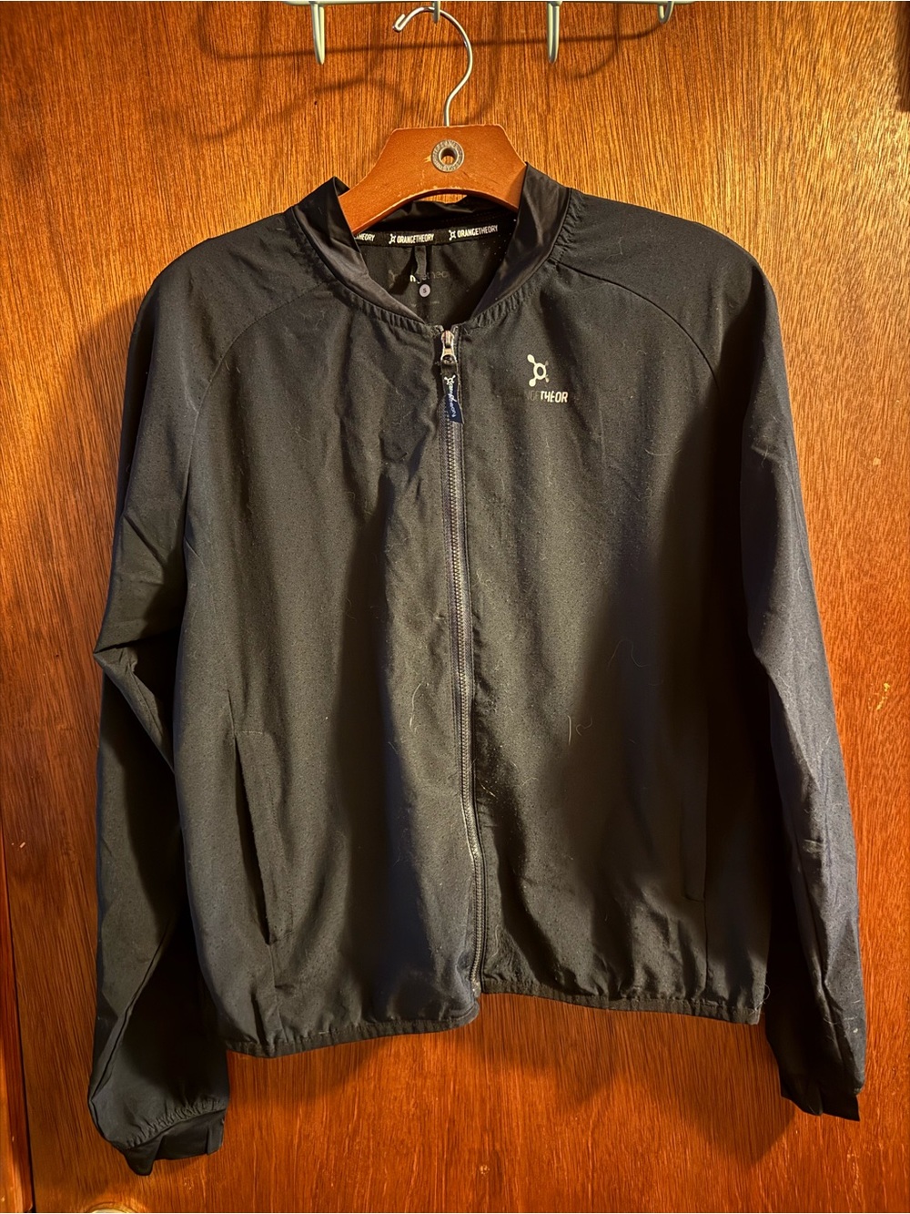 Orangetheory Black Lightweight Zip Jacket - Unisex sizing